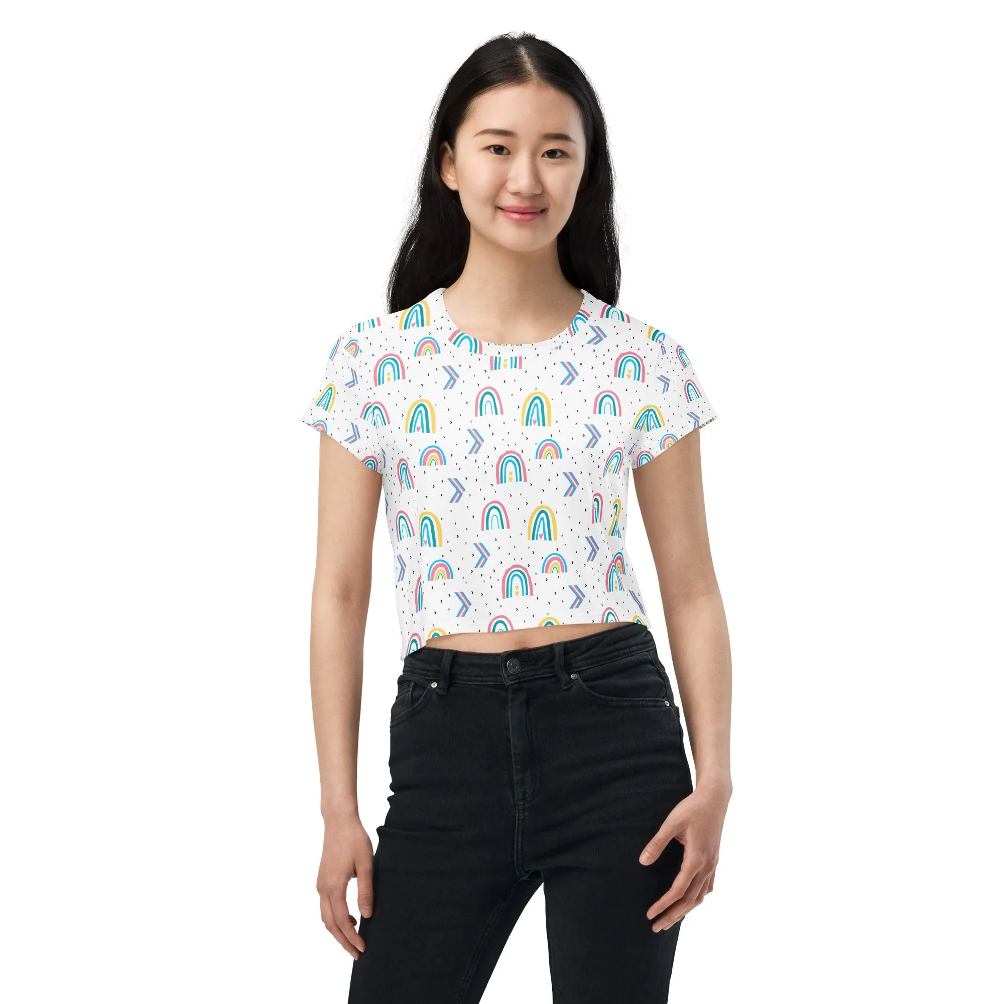 All Over Pride Rainbow Crop