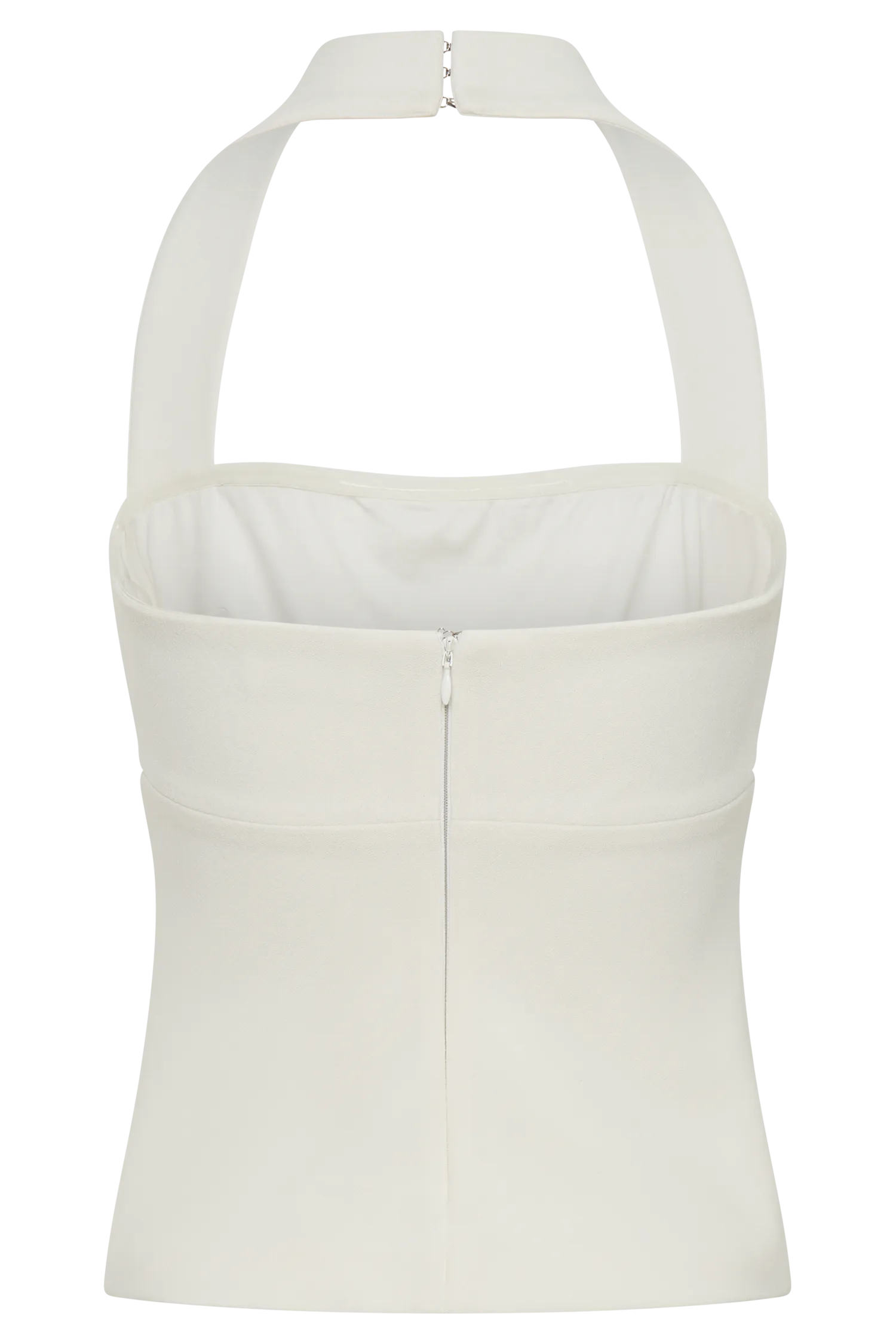 Amelita Suiting Halter Top - Ivory