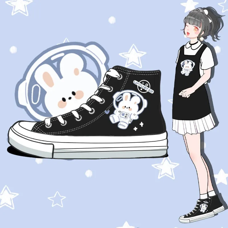 Astronaut Bunny High Tops