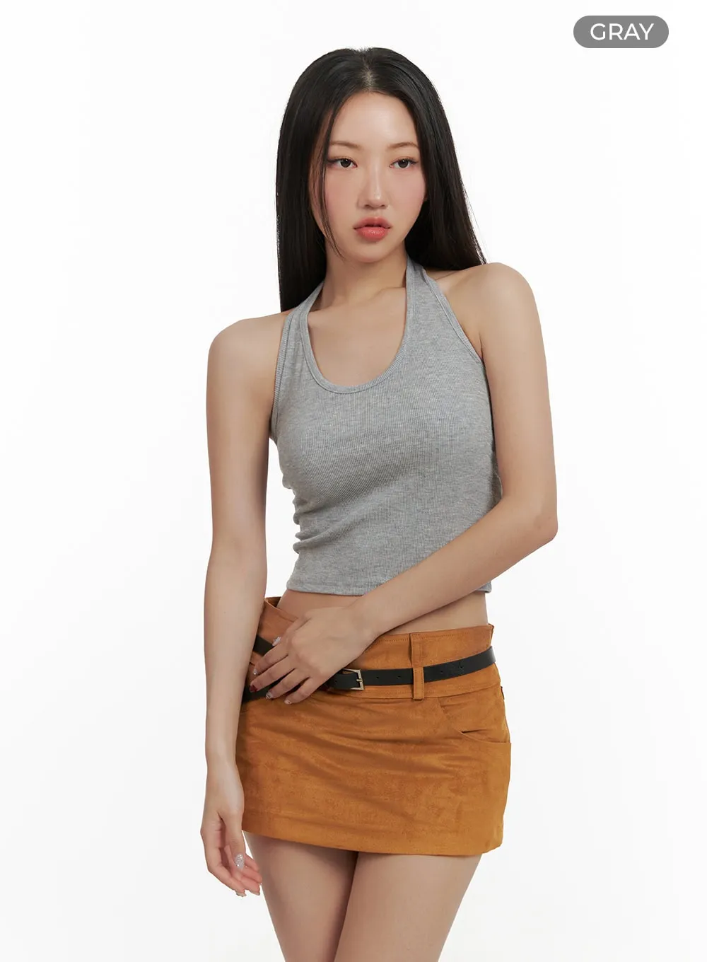 Basic Halter Tank Top CY403