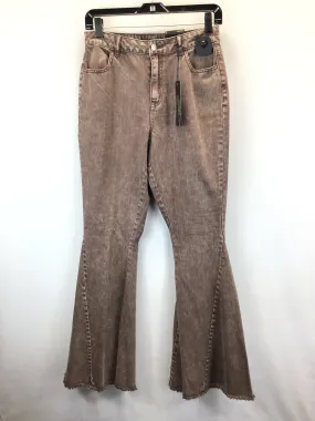 Brown Jeans Flared Clothes Mentor, Size 4