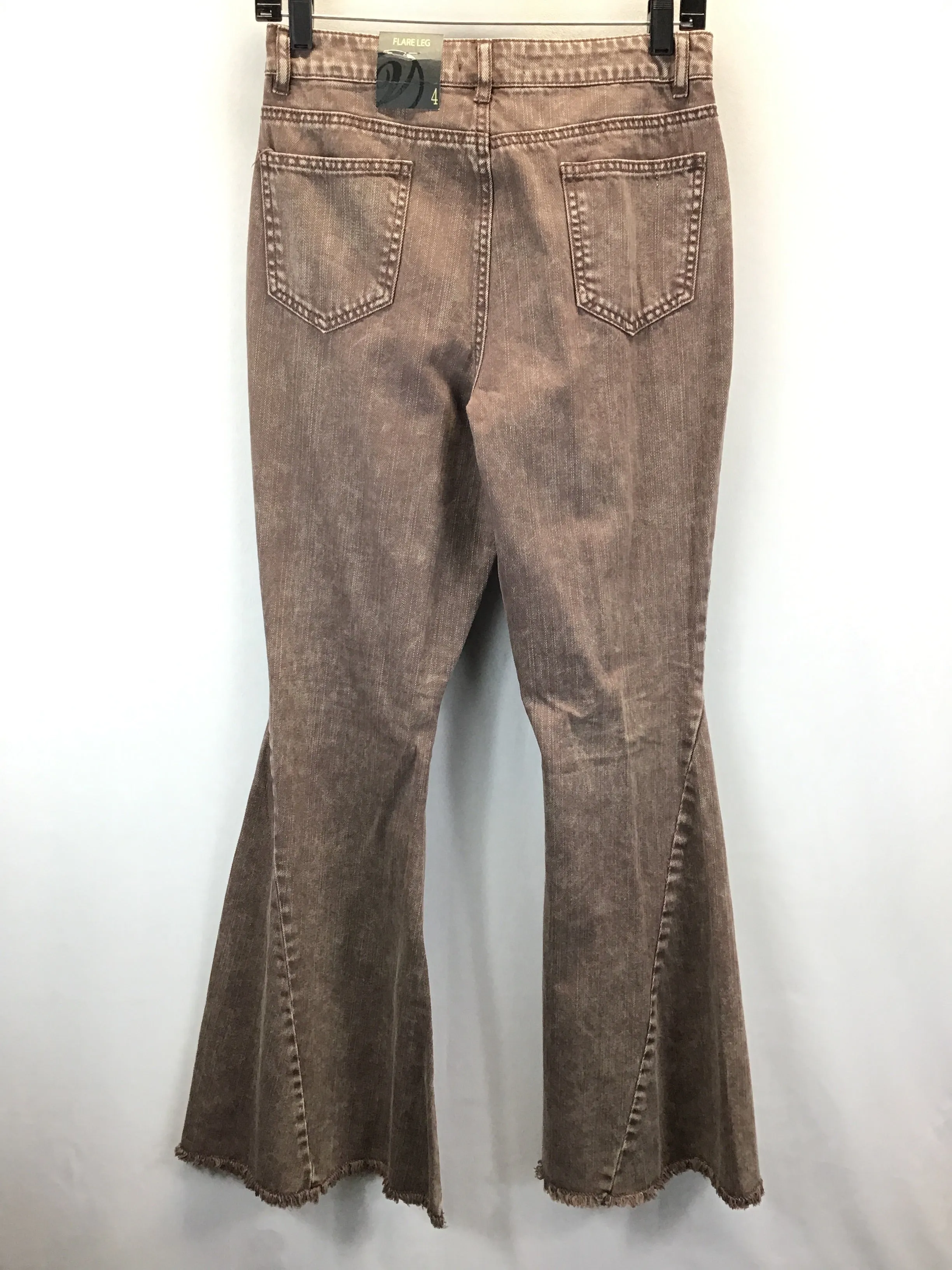 Brown Jeans Flared Clothes Mentor, Size 4