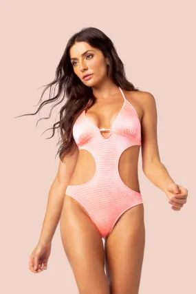 Cancun Coral One Piece Swimsuit