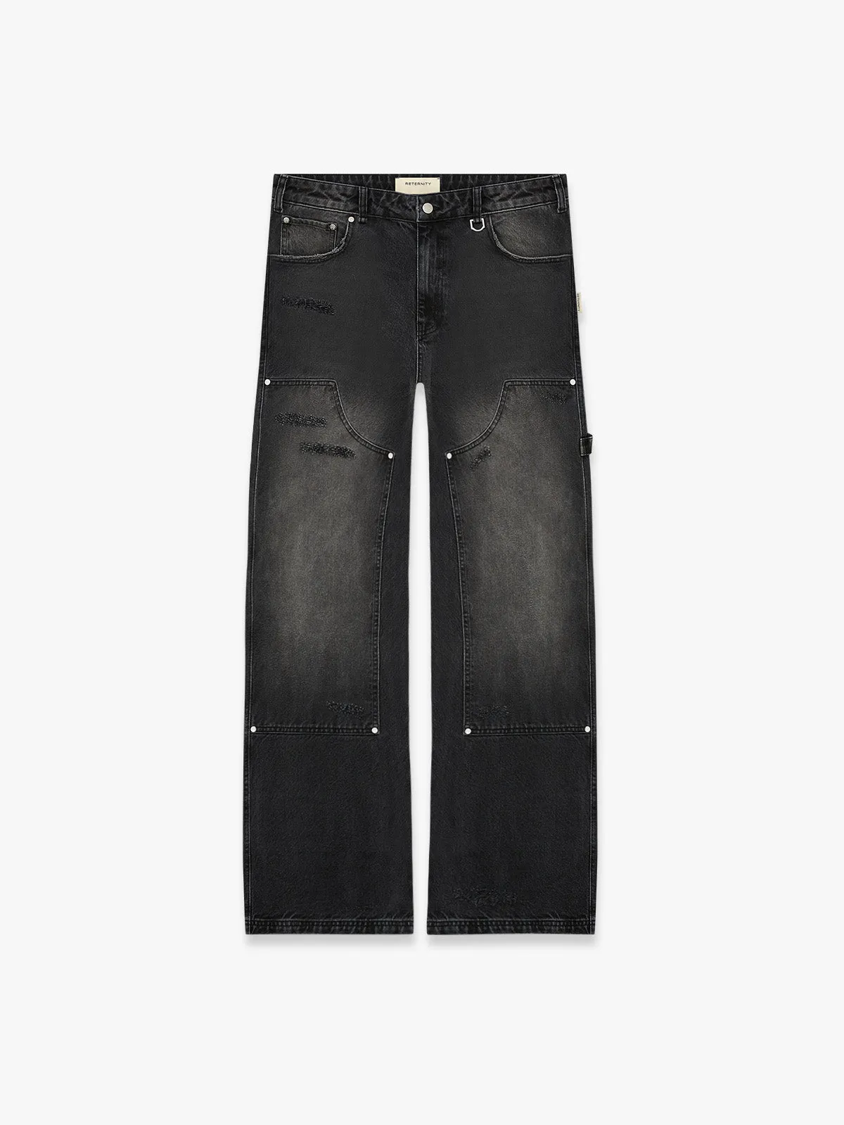 CARPENTER PANTS - WASHED BLACK