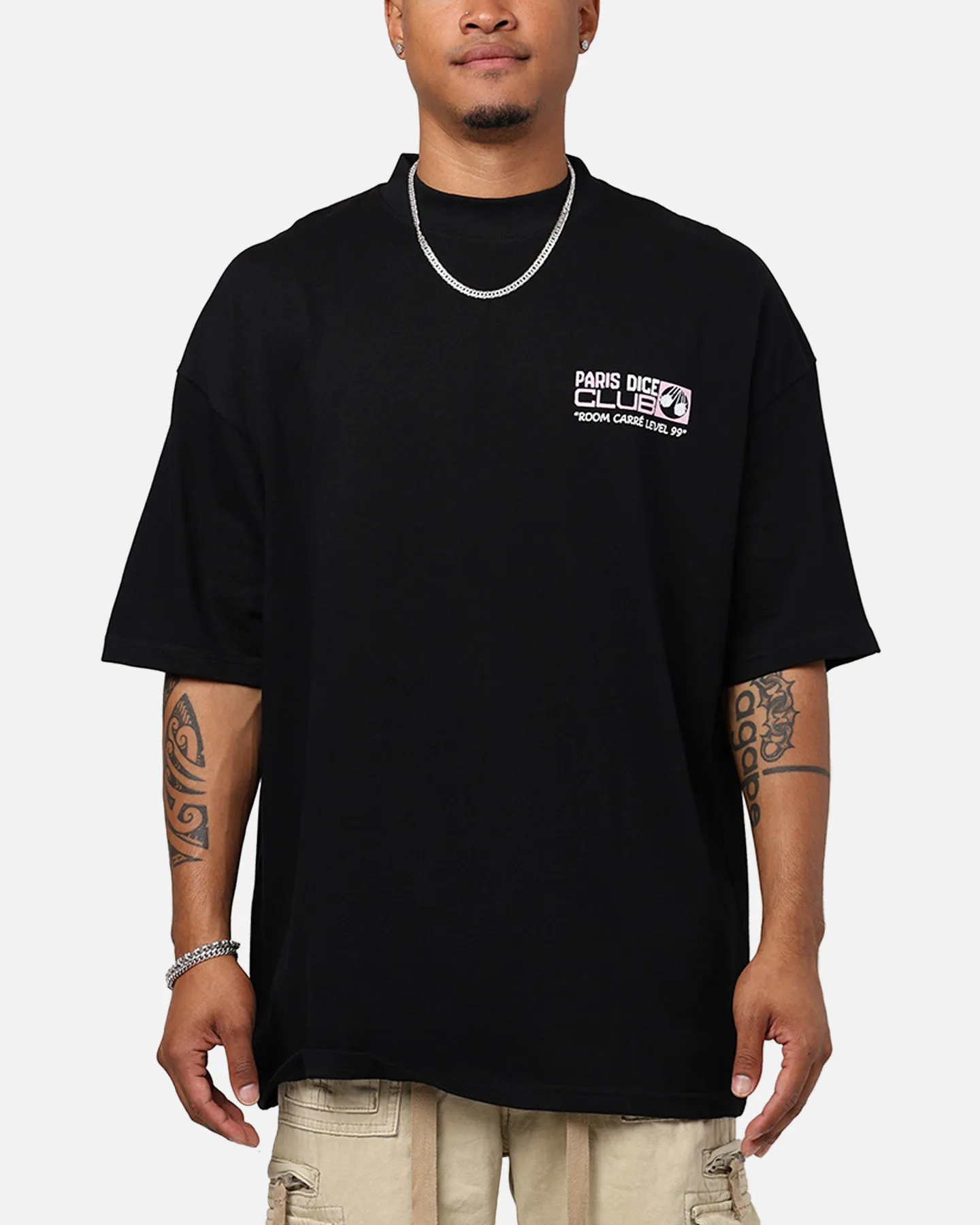 Carre Level 99 Mock T-Shirt Black