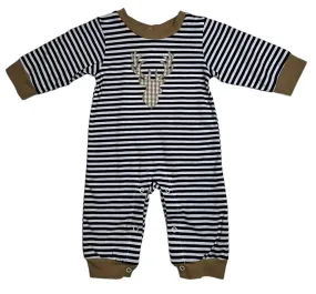 Deer Applique Boys Romper