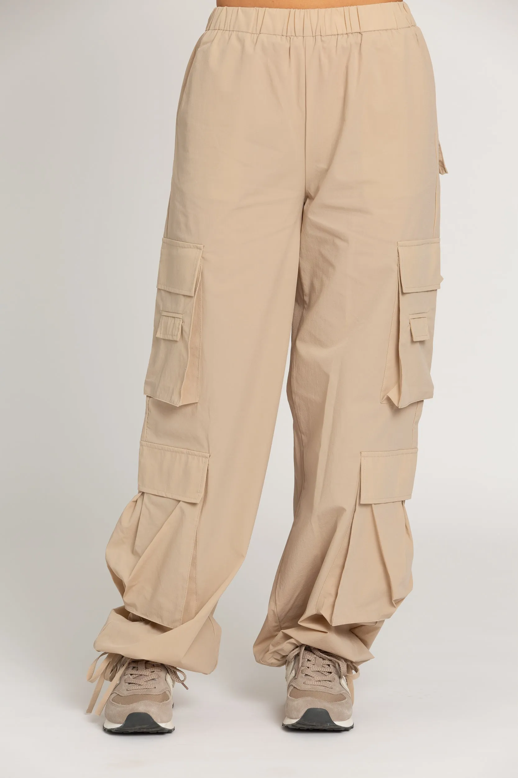 Desert Sand Parachute Pants