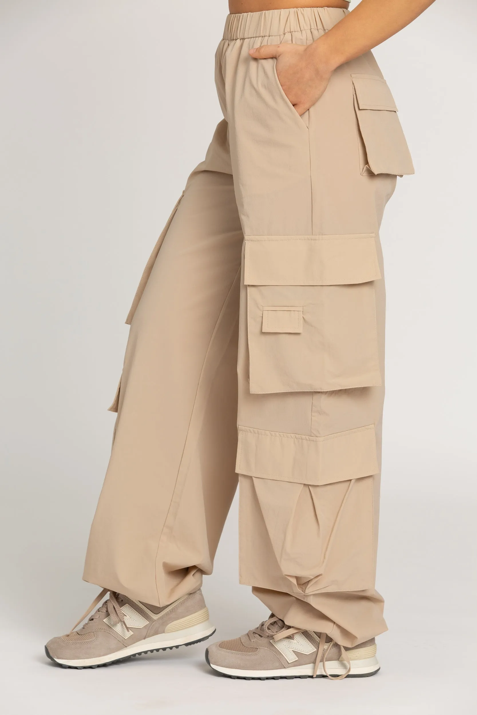 Desert Sand Parachute Pants