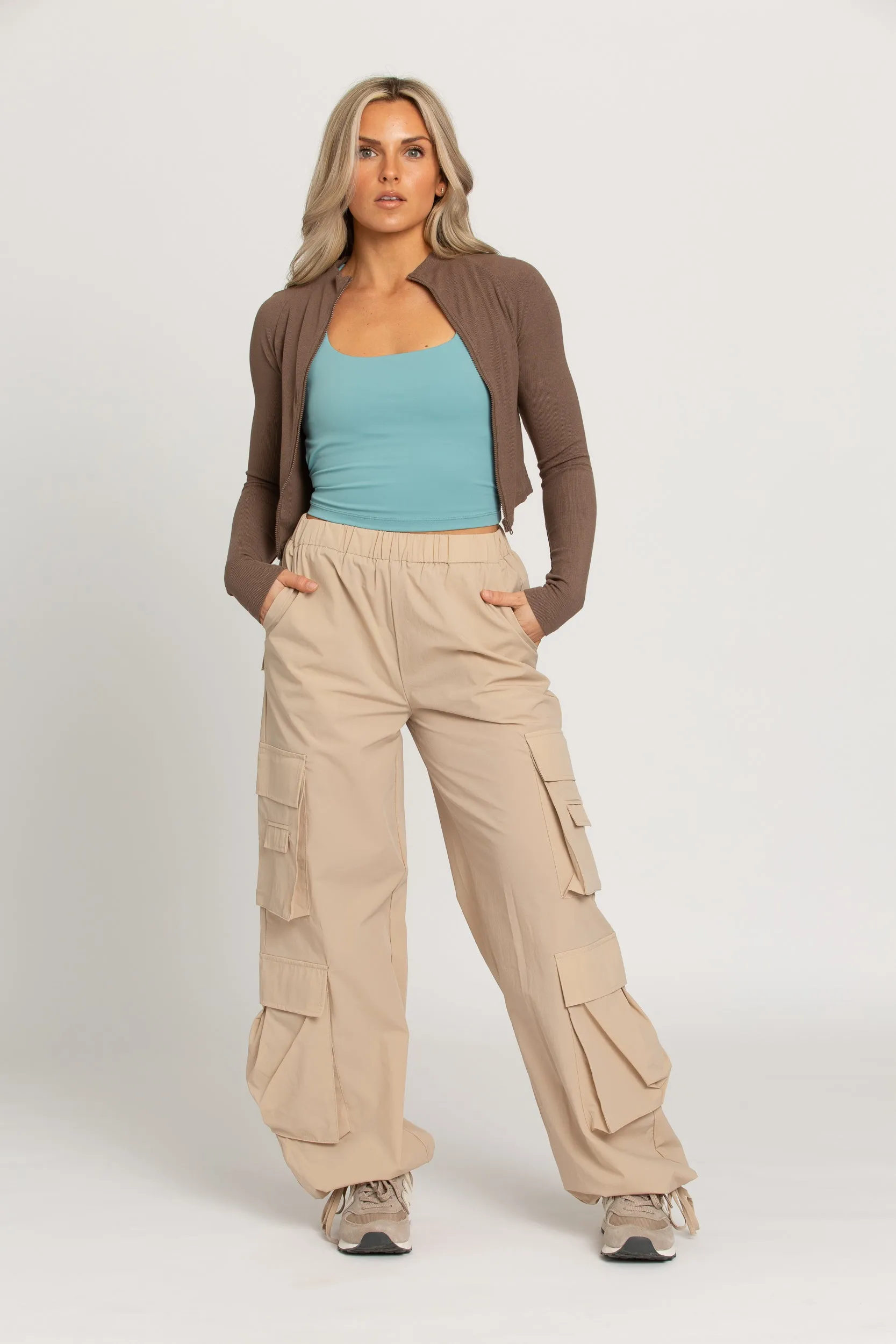 Desert Sand Parachute Pants