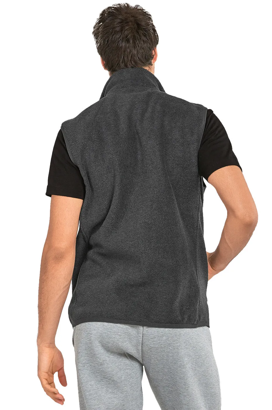 KNOCKER MEN'S POLAR FLEECE VEST (PF1500_CH/GR)