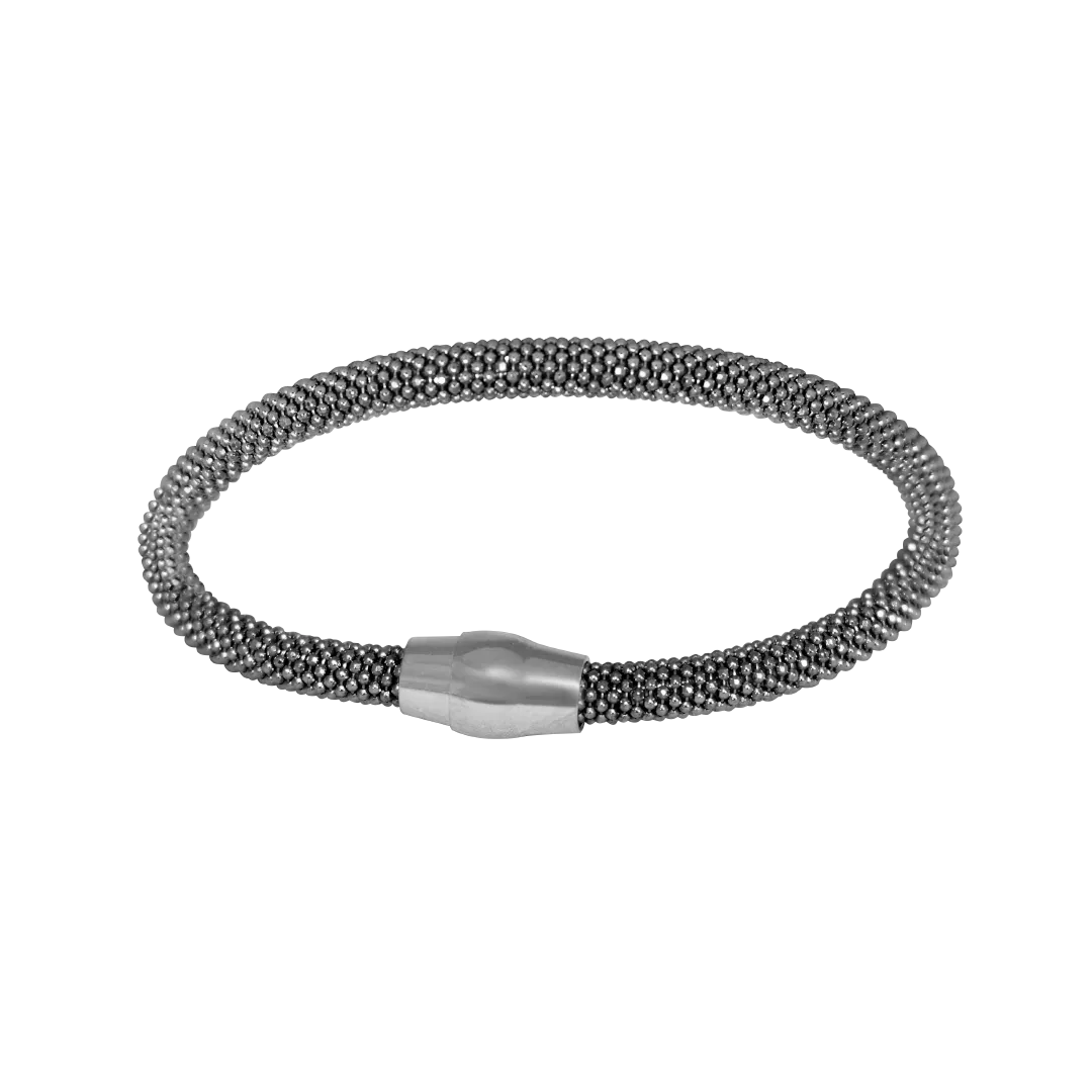 Lab Magnetic Sparkling Texture Claps Bracelet Nelissima