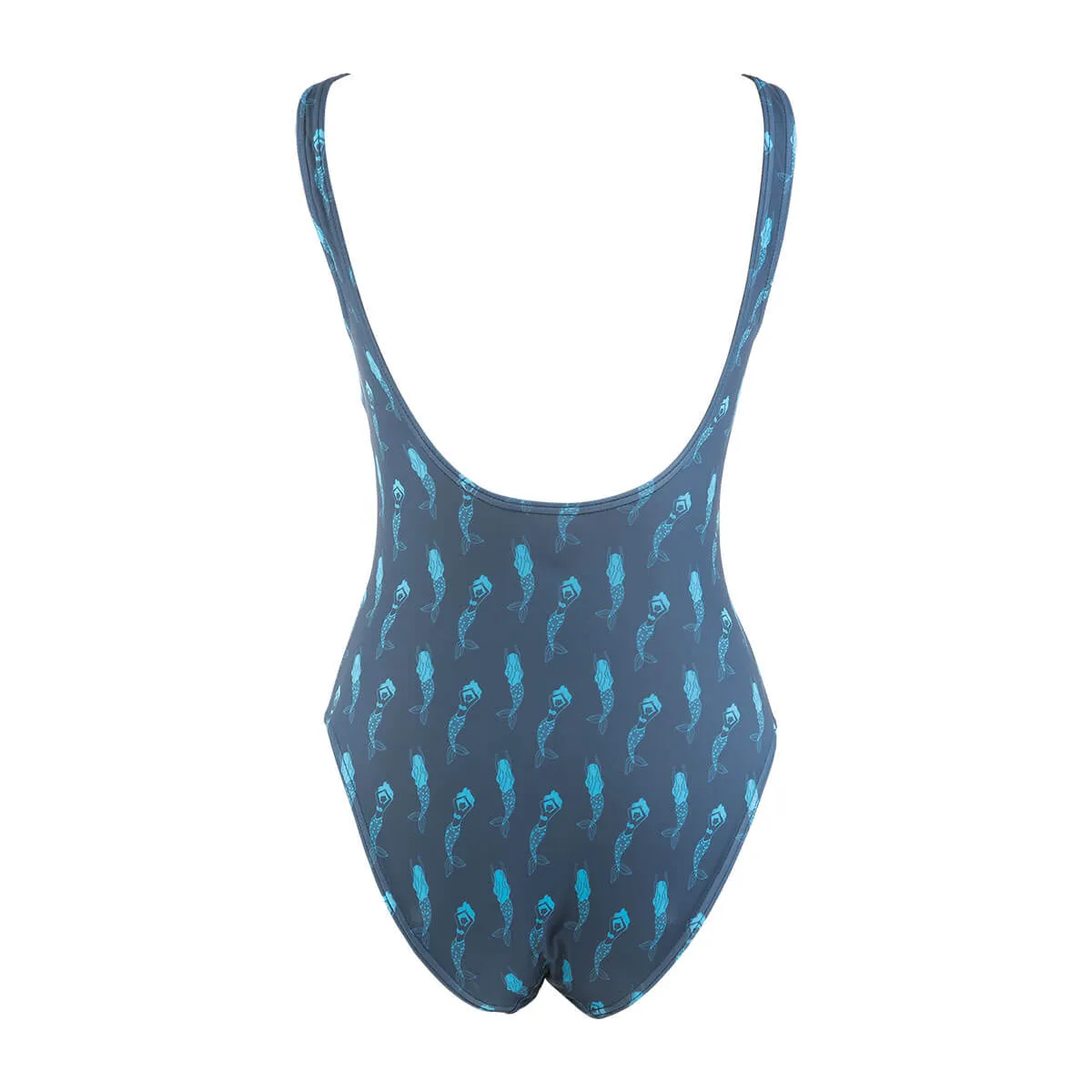 Ladies One Piece - Mermaids | Steel