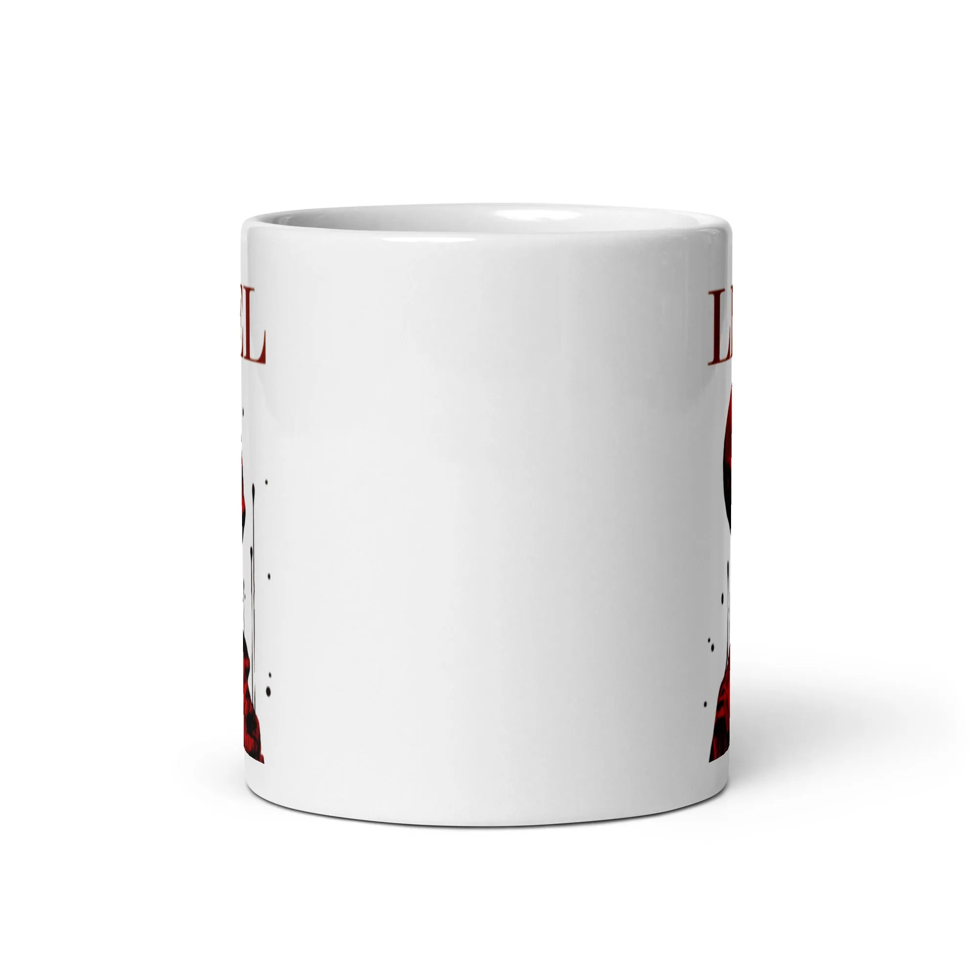 Level White glossy mug