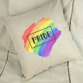 LGBTQ  Pride Linen Cushion Cover