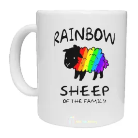 LGBTQ  Rainbow Sheep Of The Family Mug