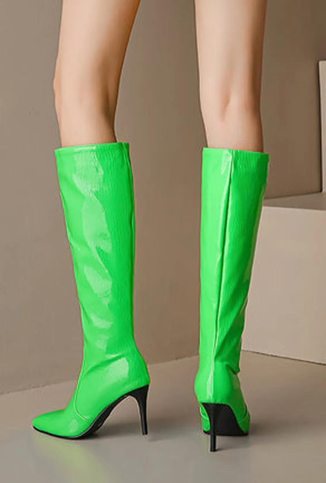 McKENZY - KNEE RETRO BOOTS