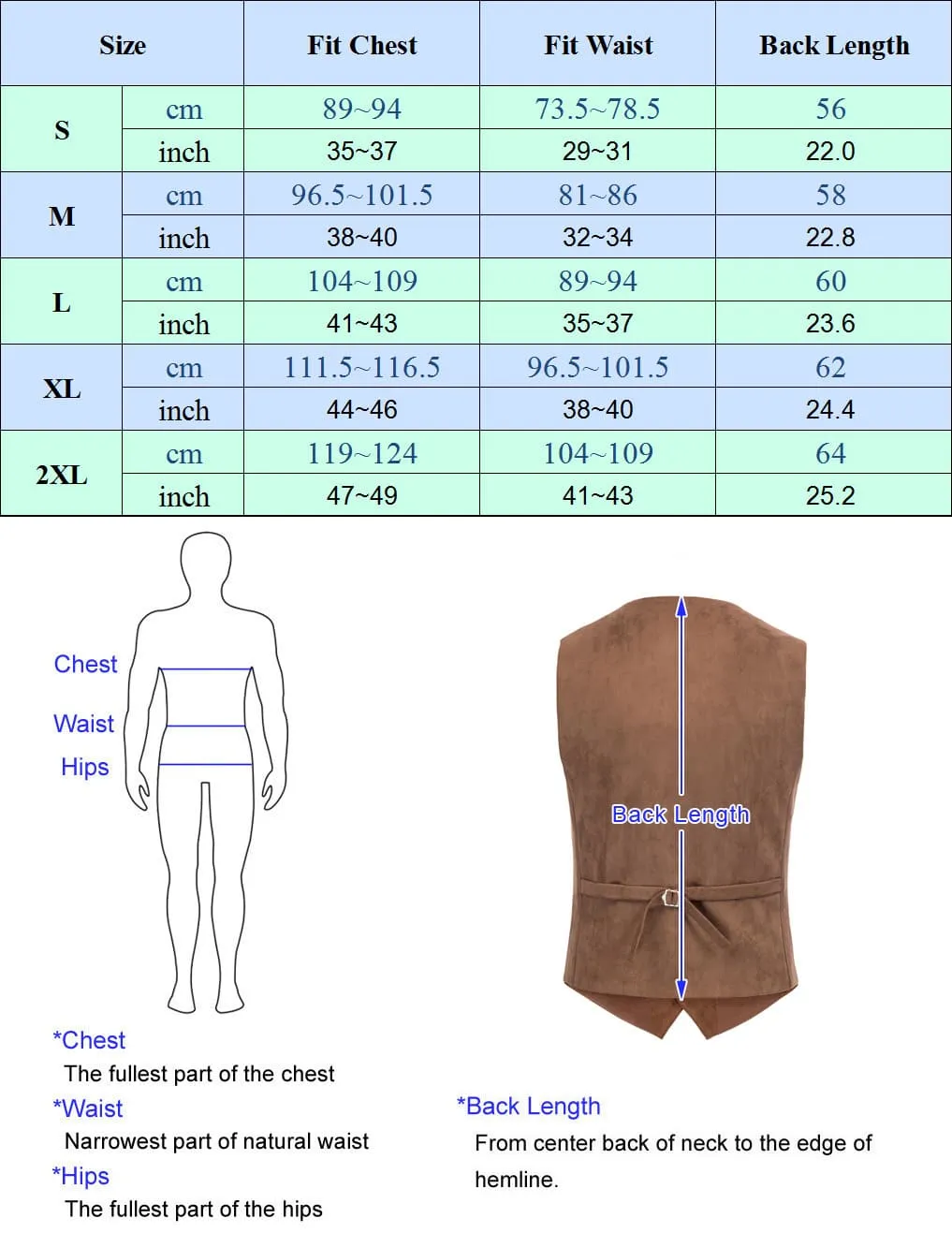 Men's Suede Leather Vest Casual V-Neck Single Breasted Slim Fit Western Cowboy Vest with Pockets