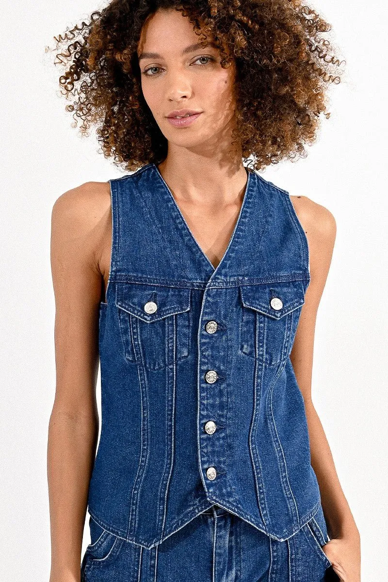 Molly Bracken Denim Vest