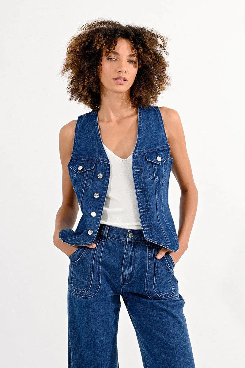 Molly Bracken Denim Vest