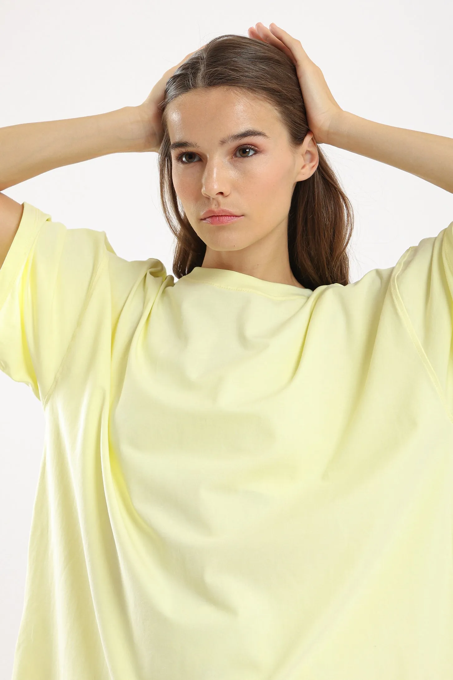 PURE COMFORT OVERSIZED TEE - YELLOW