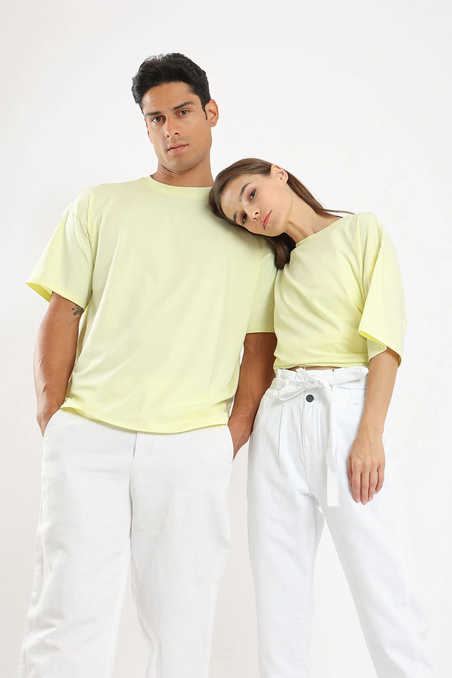 PURE COMFORT OVERSIZED TEE - YELLOW