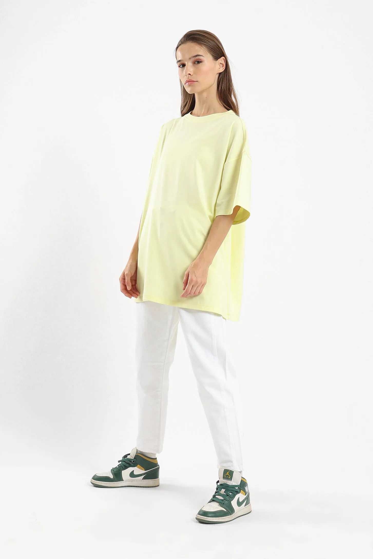 PURE COMFORT OVERSIZED TEE - YELLOW