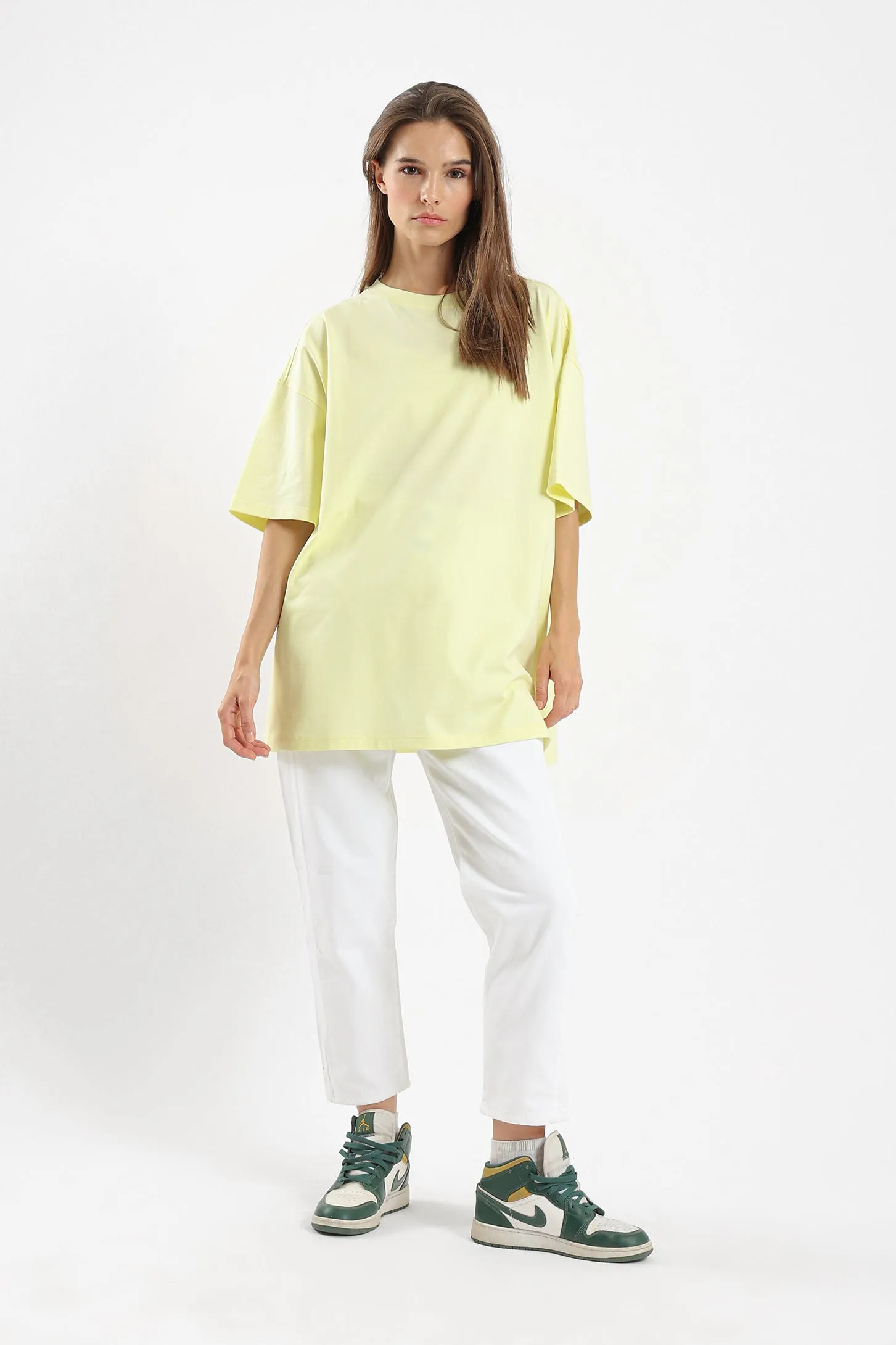 PURE COMFORT OVERSIZED TEE - YELLOW