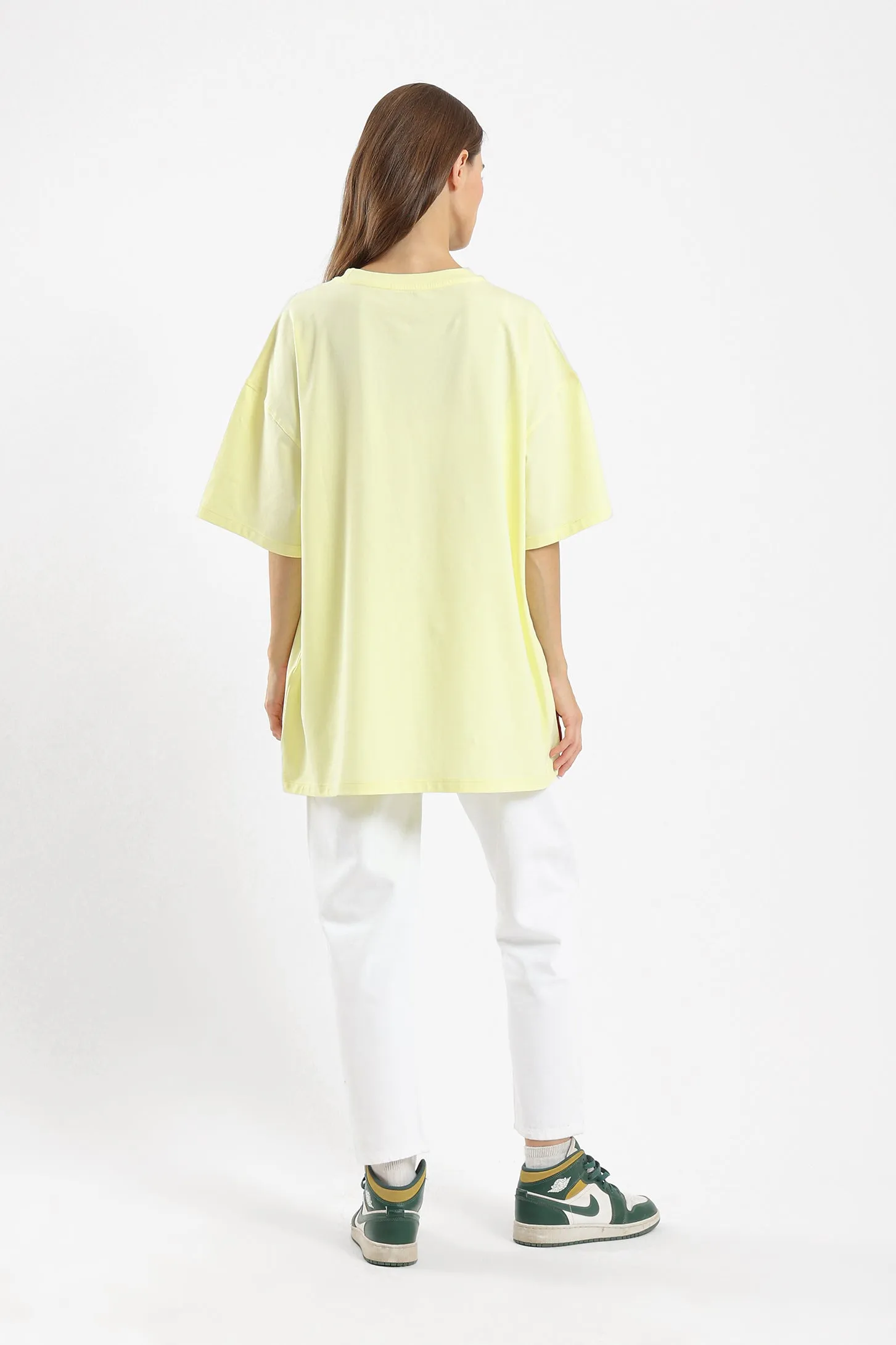 PURE COMFORT OVERSIZED TEE - YELLOW