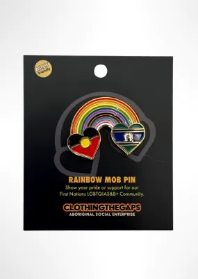 Rainbow Mob Pin