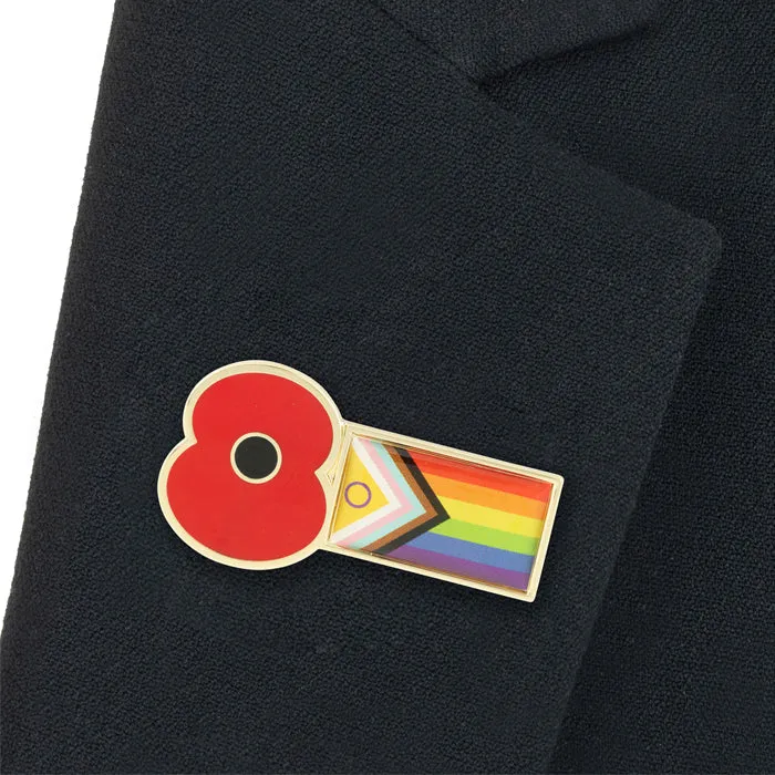 RBL Pride Poppy Badge