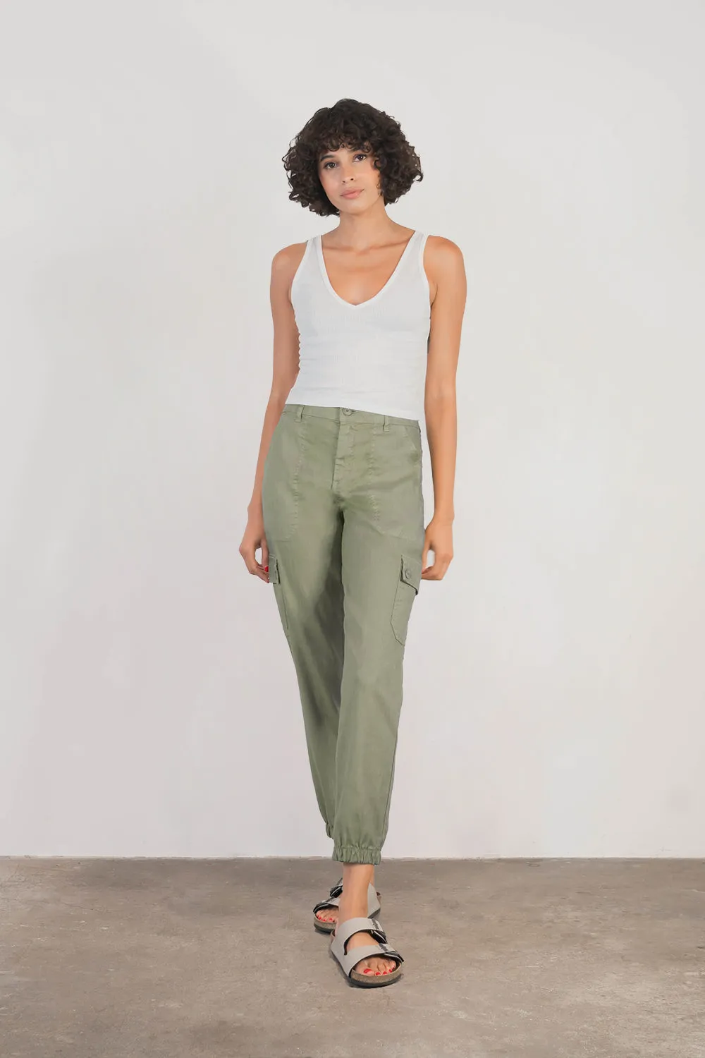 Sadie Linen Cargo Pants