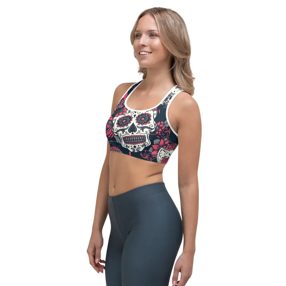 Sugar Skull Sports bra