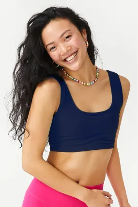 TLC Sports Bra in Navy