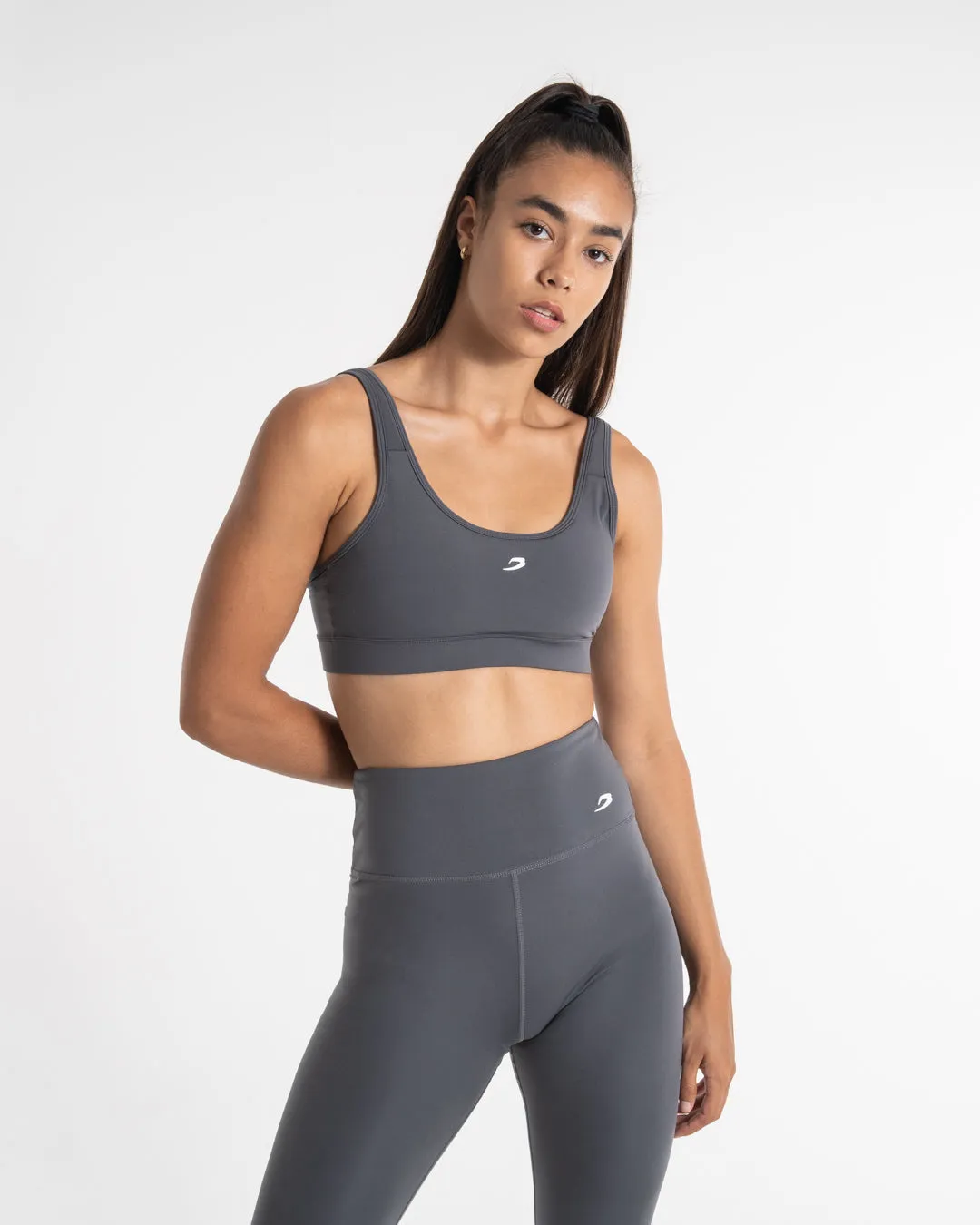 Velez Sports Bra - Charcoal