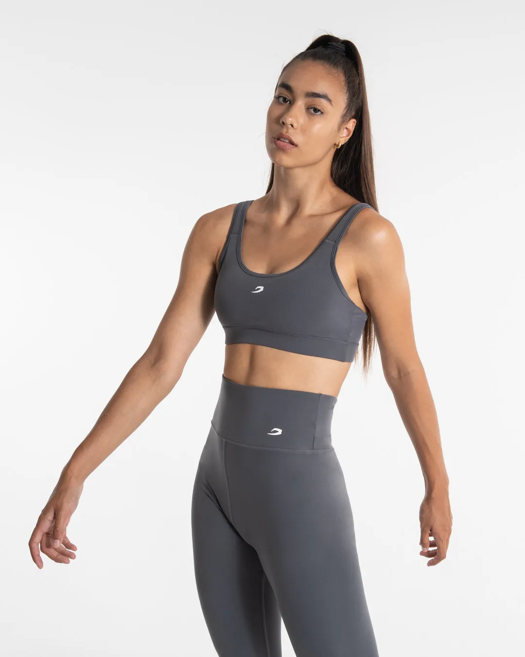 Velez Sports Bra - Charcoal