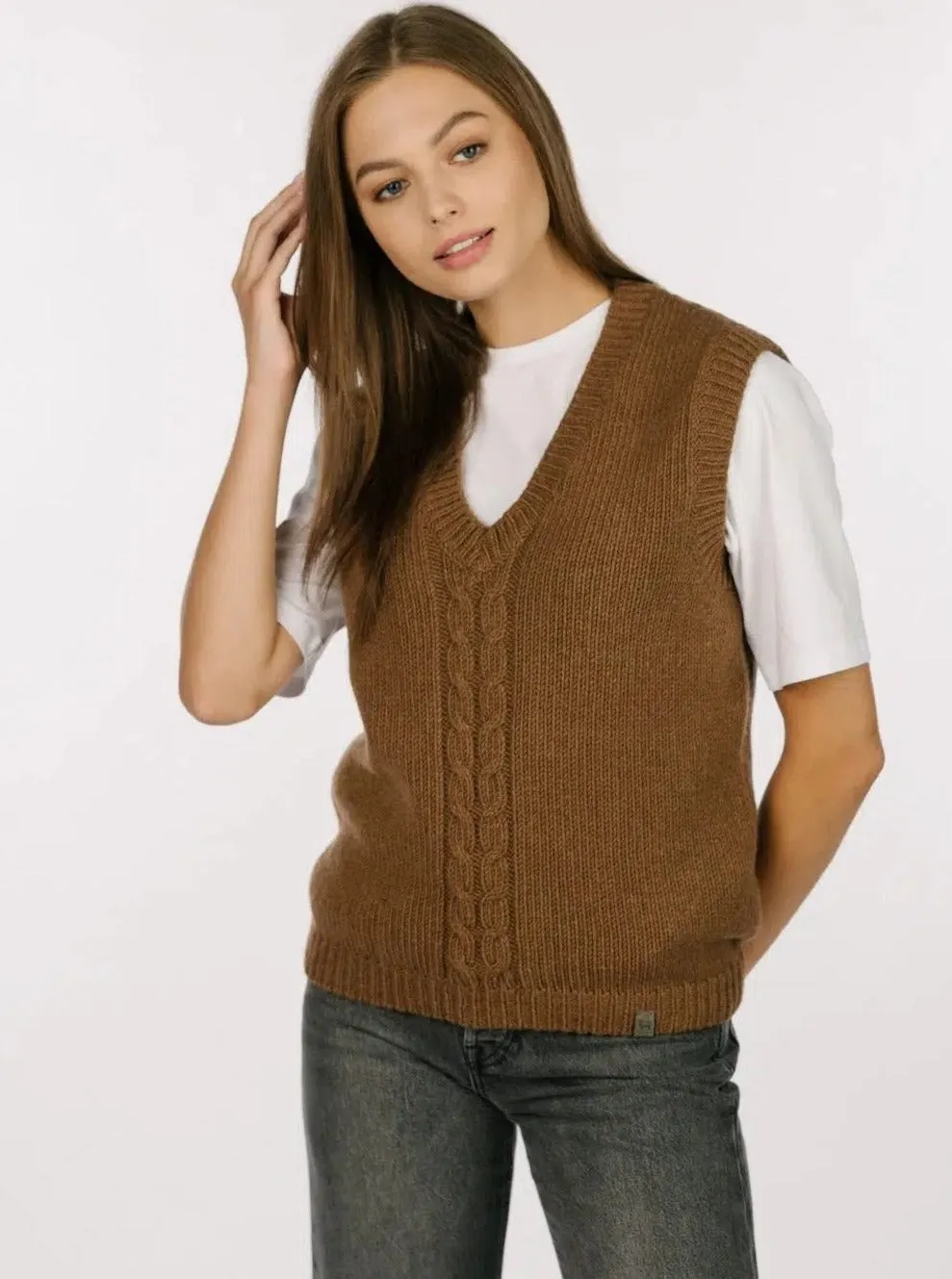 Vest Anne Brown