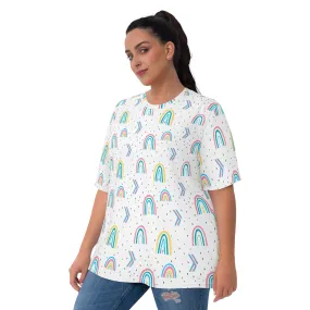 Women's All Over Pride Rainbow T-Shirt