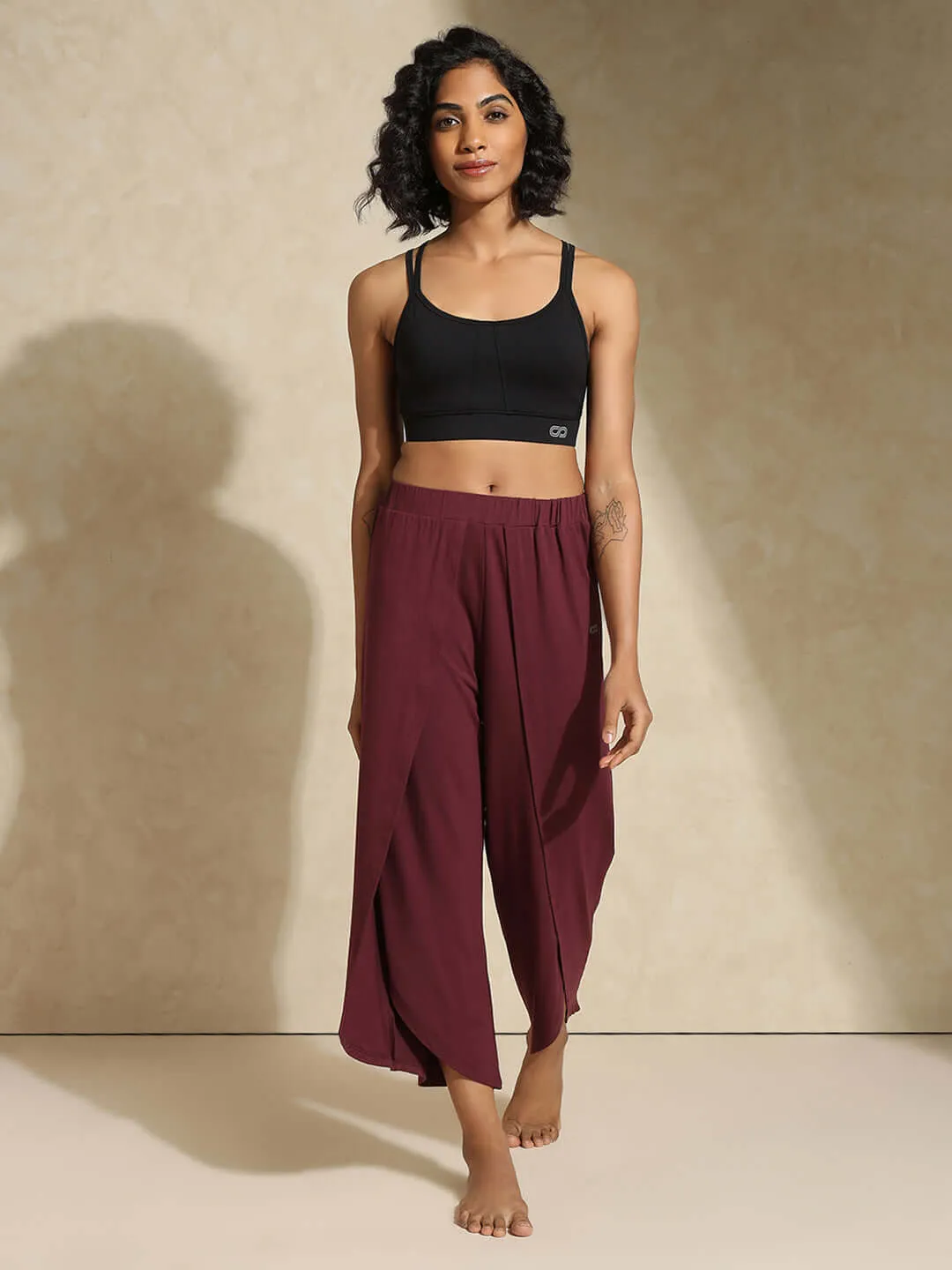 Yoga Tulip Pants Plum